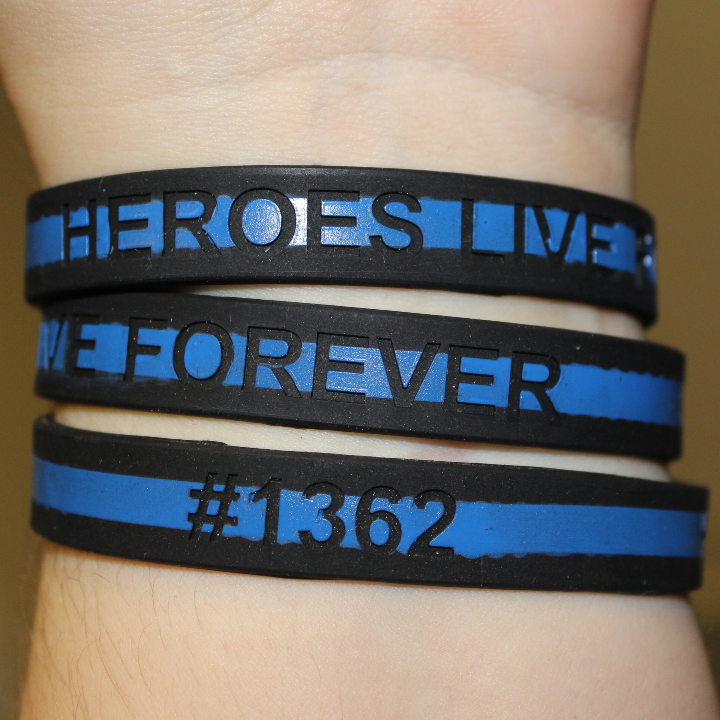 Heroes live forever discount bracelet